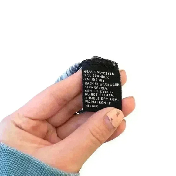 Milano Black White Patterned Silk Ruffle Blouse - Picture 4 of 4